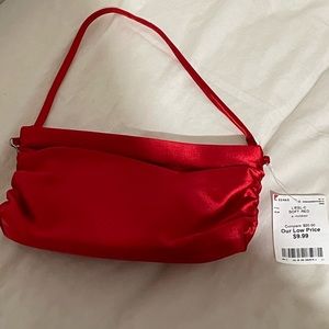 Ruby red hand bag, new with tag